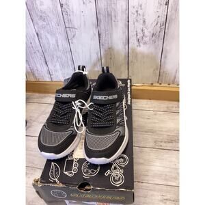 Skechers Kids' Bounder - Zallow Sneakers, Black/Grey - Size 11